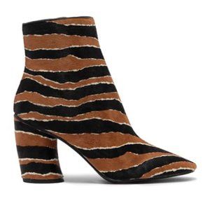 Rebecca Minkoff Genuine Calf Hair Tiger Booties